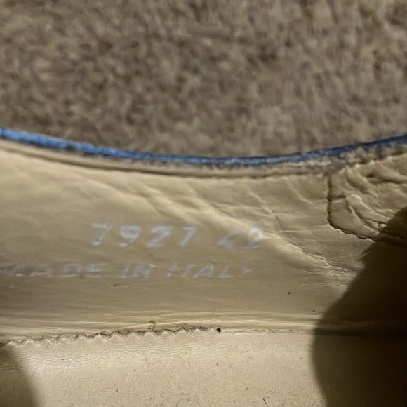 Maledetti Toscani Italian handmade brogue shoes Italy 42 patriotic colors - Picture 7 of 7